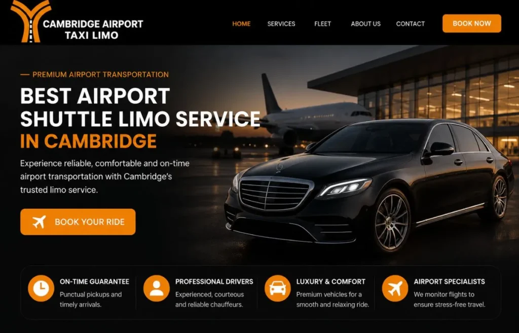 Best Airport Shuttle Limo Service in Cambridge