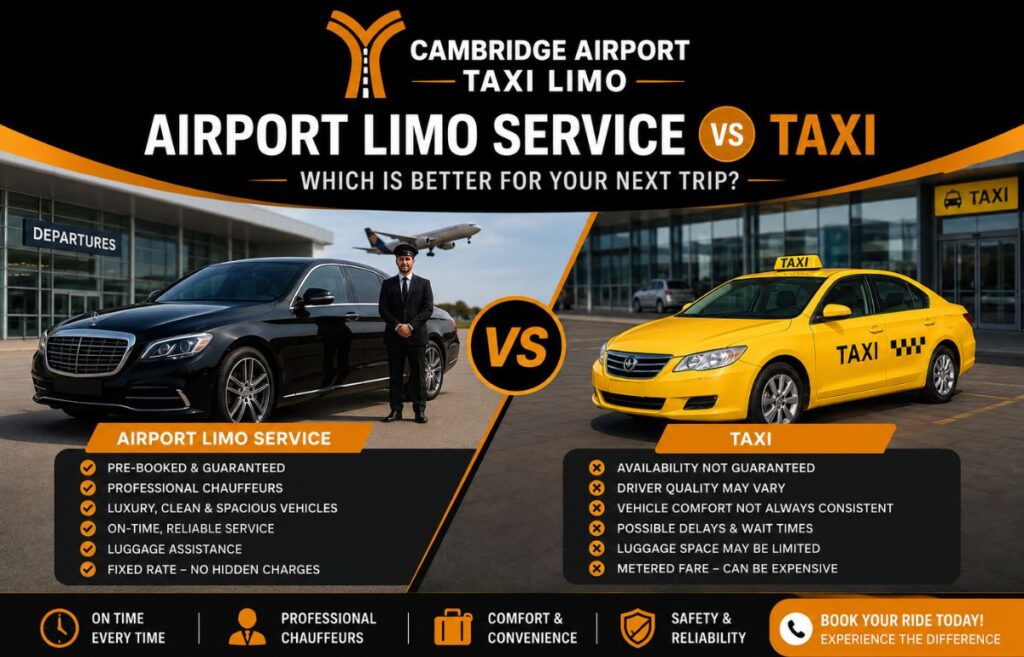 Airport Limo Service vs Taxi